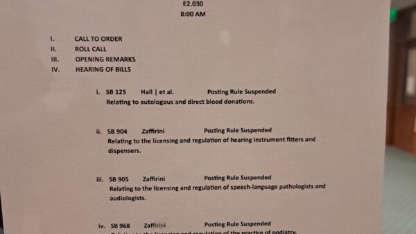 blood freedom bill to be heard in Texas House